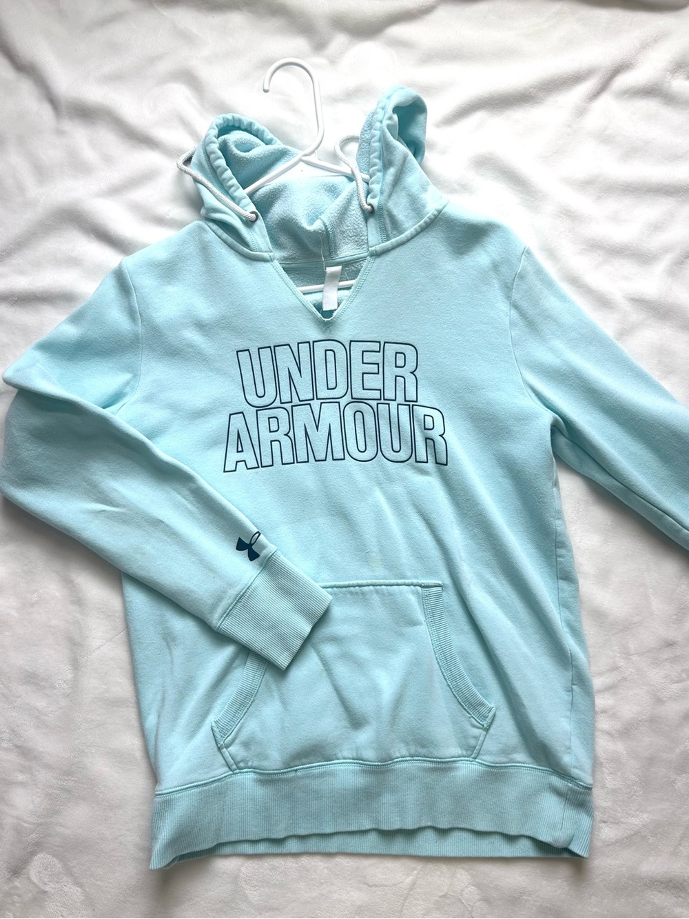 Under Armour Women's Aqua Blue Pullover Hoodie